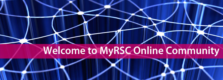 MyRSC Online chemistry Community welcome